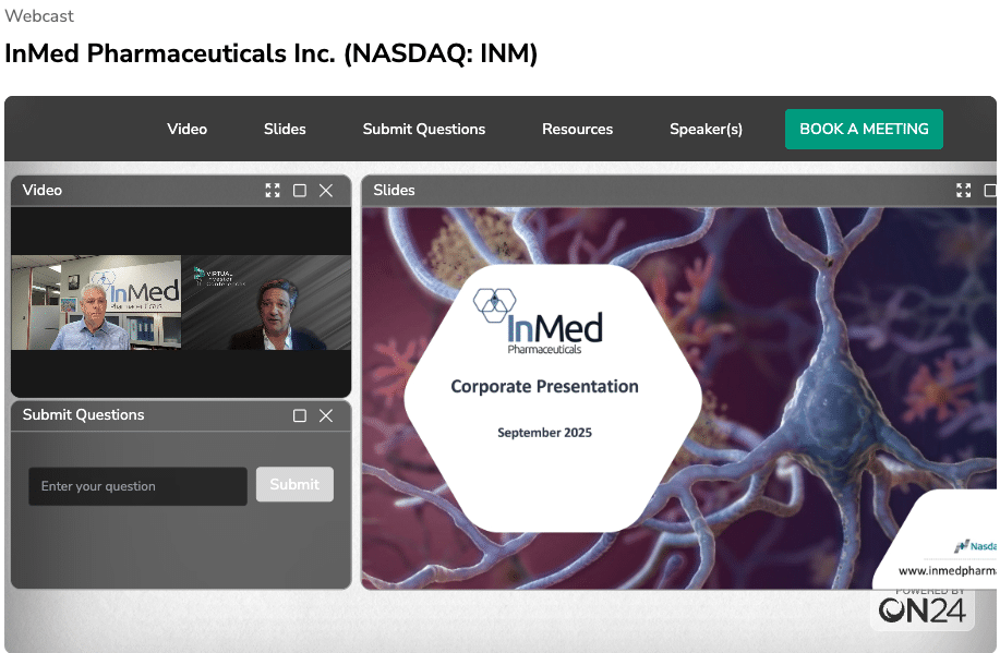 InMed Presents at the 2025 Life Sciences Investor Forum - InMed ...